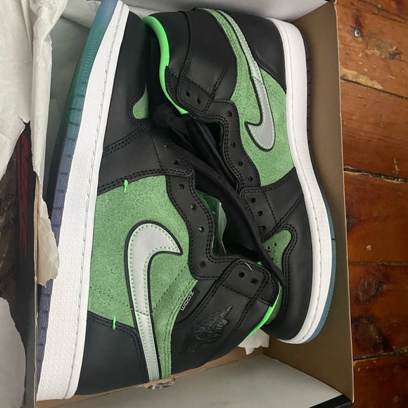 Air Jordan 1s zen green - Picture 3 of 6